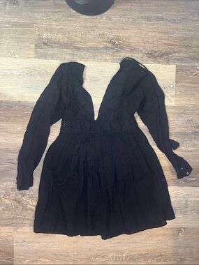 Free People black lace dress (with flaws)